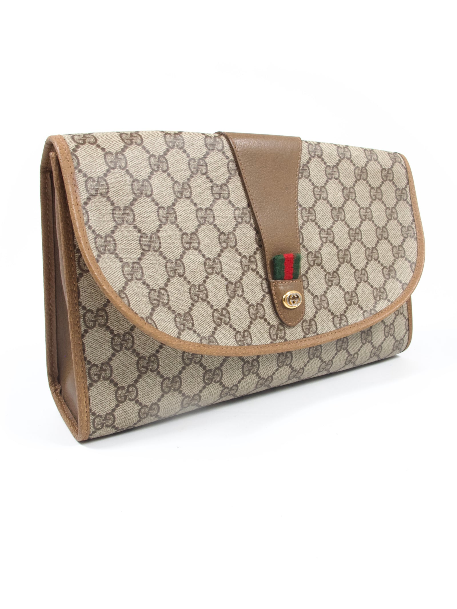 Gucci GG Supreme Clutch Bag