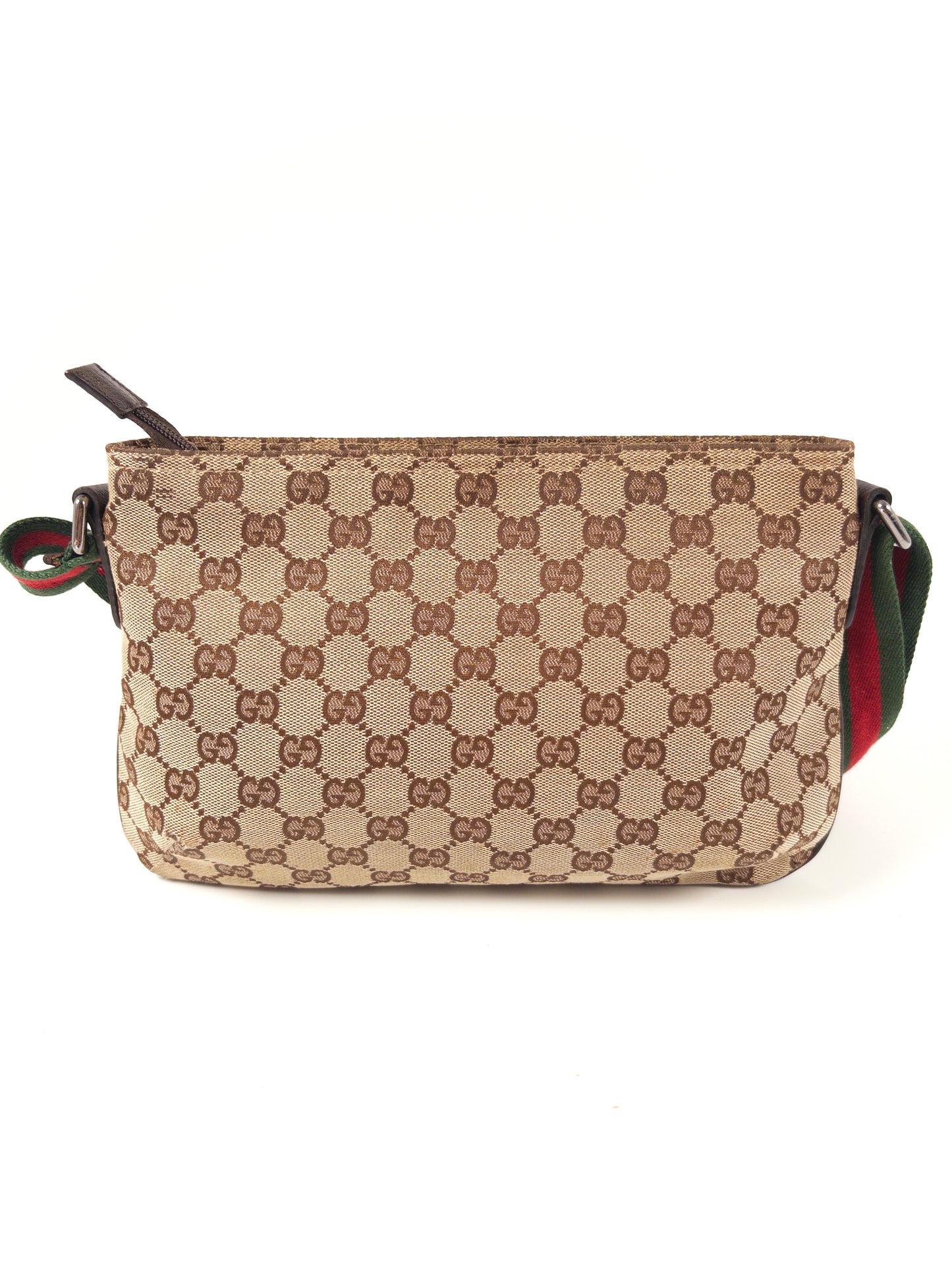 Gucci GG Canvas Sherry Line Crossbody Messenger Bag