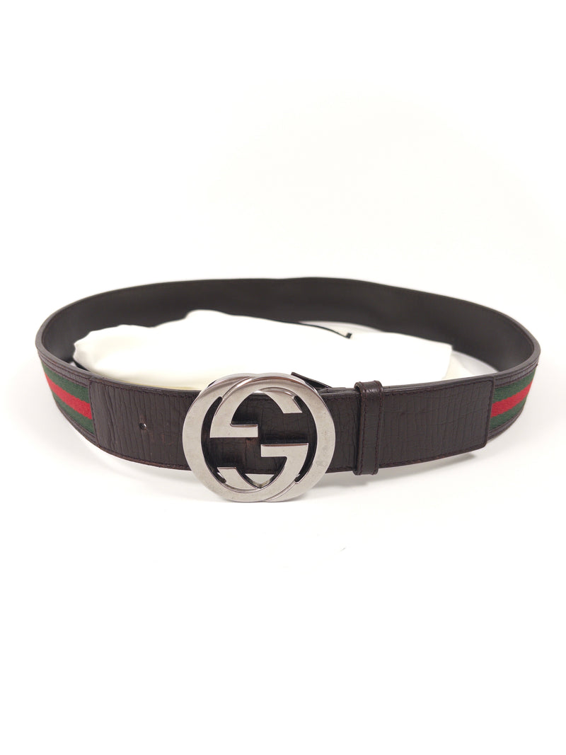 Gucci GG Sherry Line Belt (W30-32)