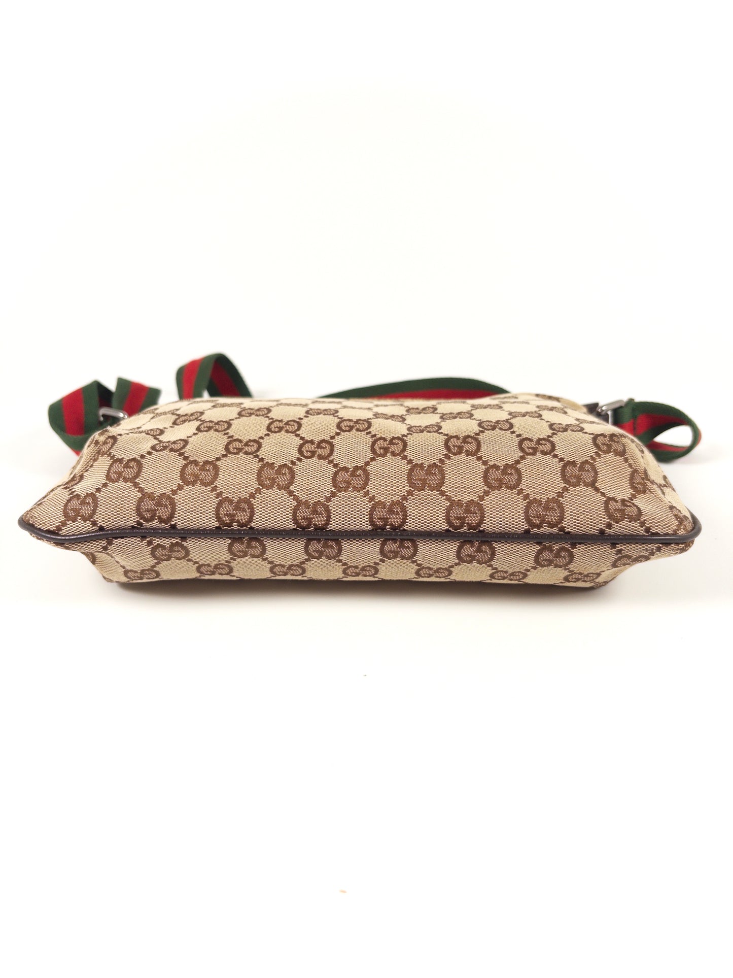 Gucci GG Canvas Sherry Line Crossbody Messenger Bag