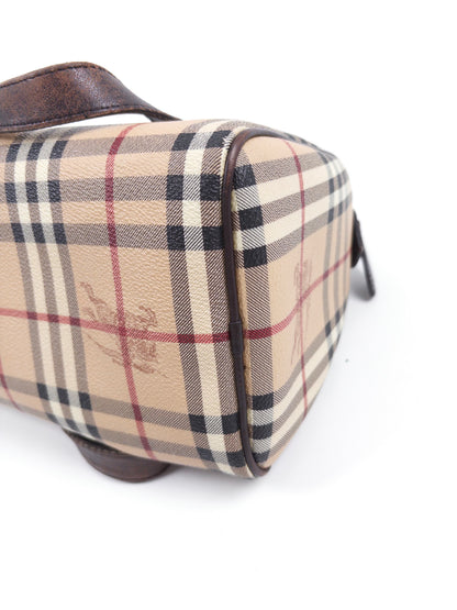 Burberry Haymarket Check Boston Bag