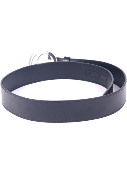 Gucci Black Leather Belt