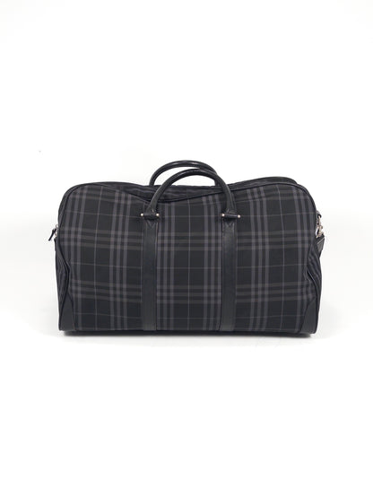 Burberry Check Boston Bag