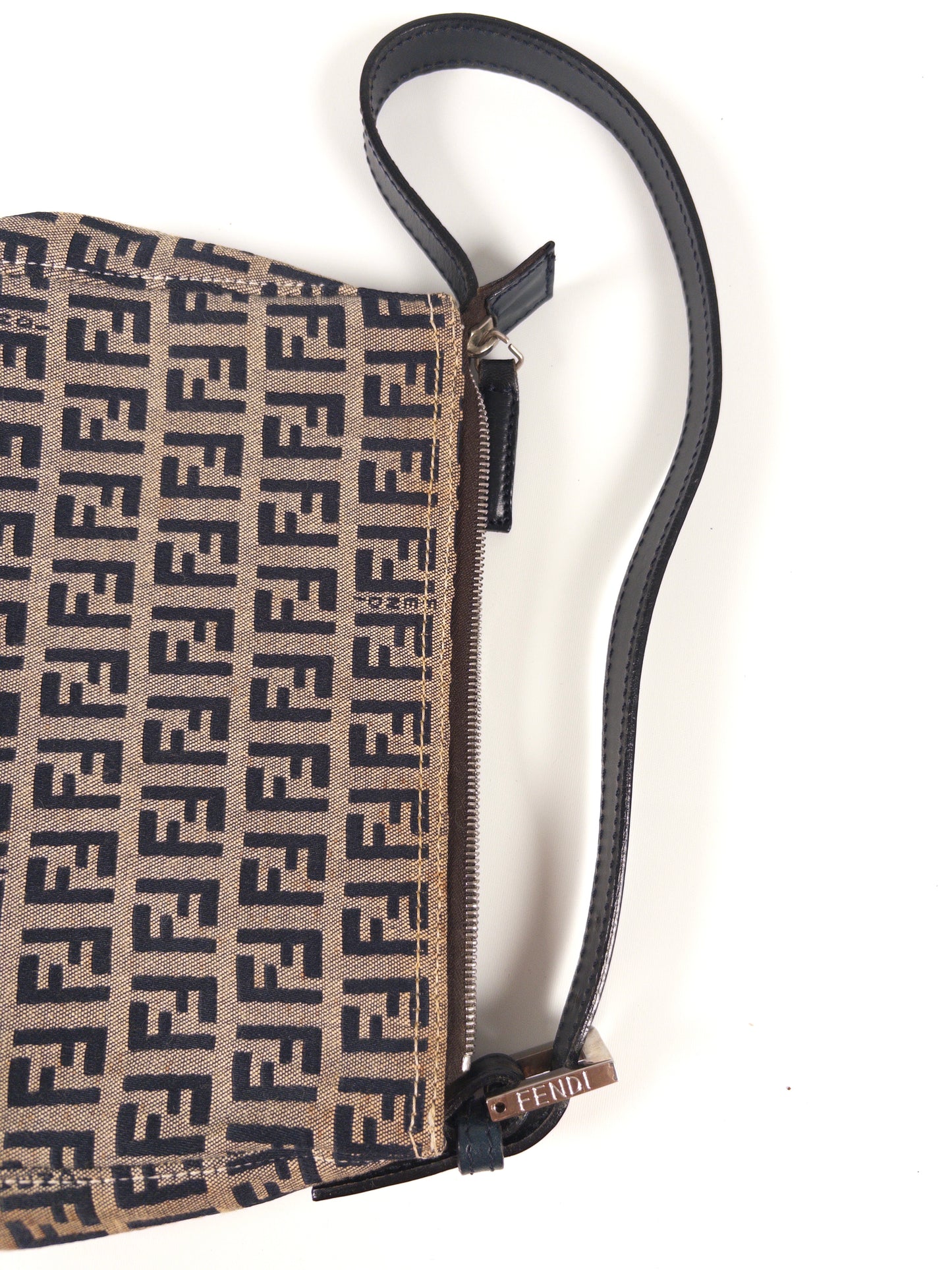 Fendi Zucchino FF Top Handle Bag