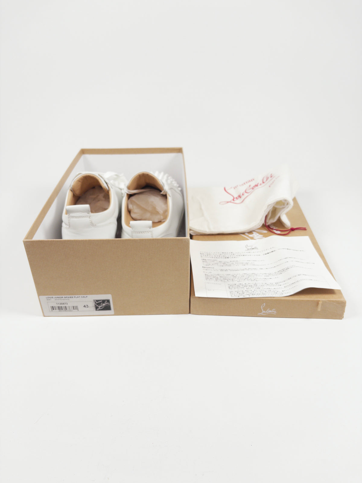 Christian Louboutin Junior Spikes Sneakers (EU 44