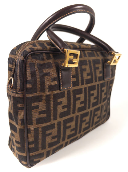 Fendi Zucca FF Top Handbag Vintage