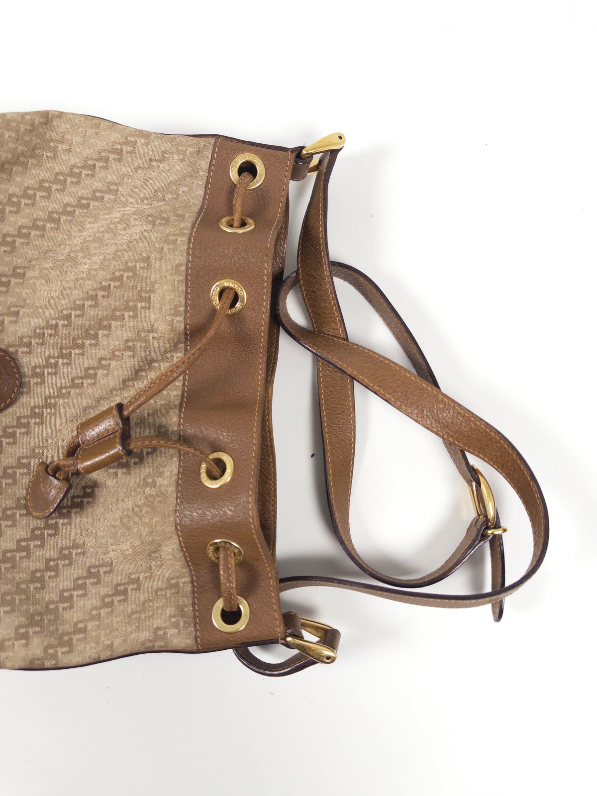 Gucci Nylon Canvas Bucket Bag