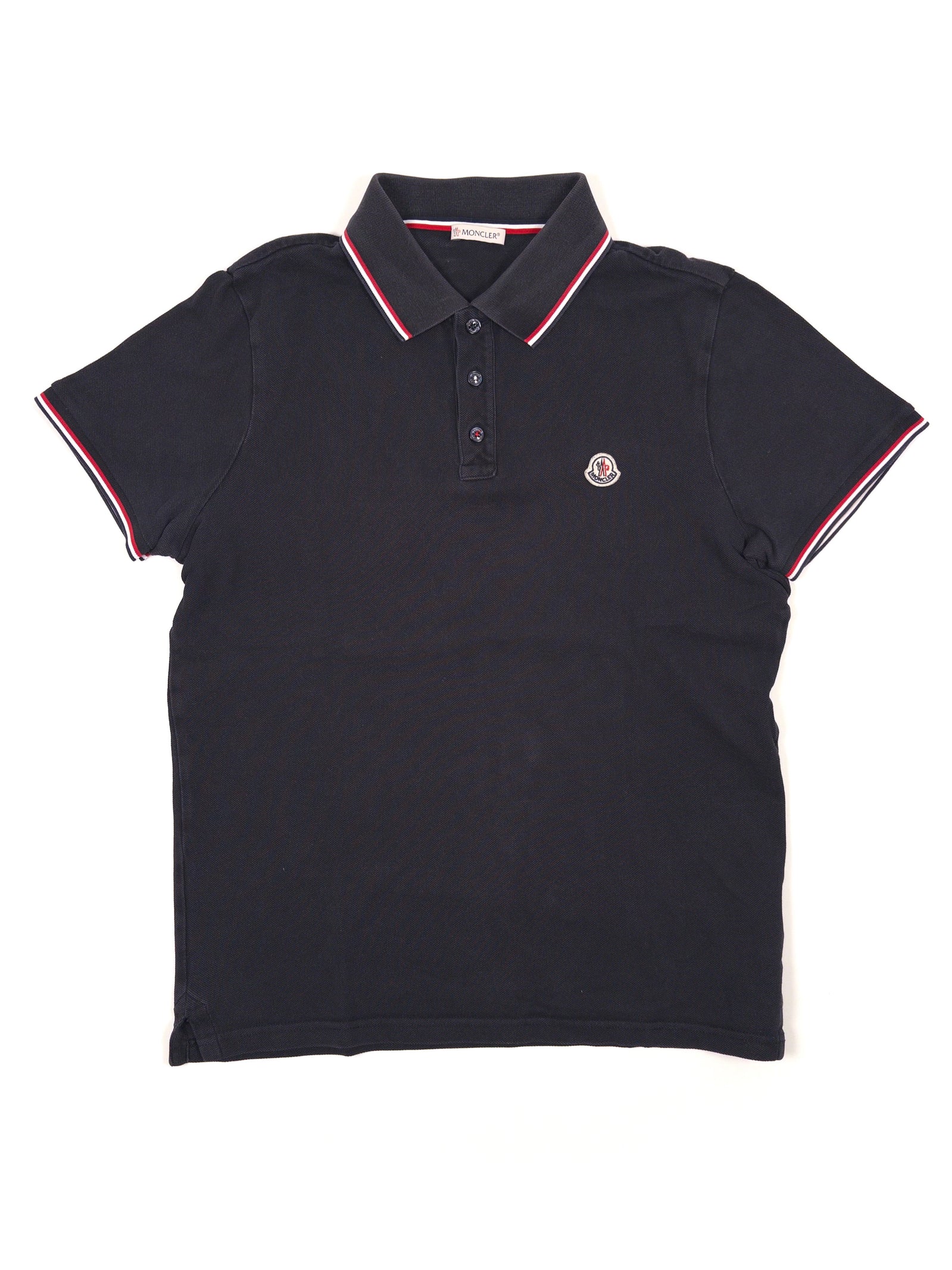 Moncler Polo Shirt Navy (Fits XS/S)