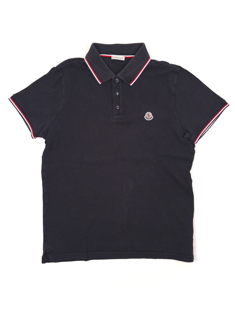 Moncler Polo Shirt Navy (Fits XS/S)