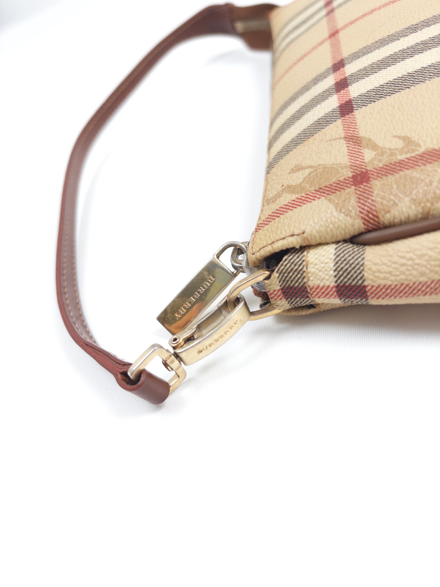Burberry Haymarket Check Pochette Bag