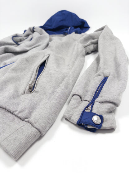 Prada Sport Nylon Zip Hoodie