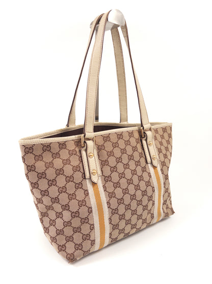 Gucci GG Supreme Tote Bag with Charms