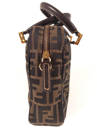 Fendi Zucca FF Top Handbag Vintage