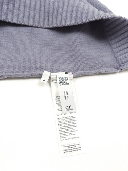 C.P. Company Cotton Chenille Crew Neck Sweatshirt - Lavender