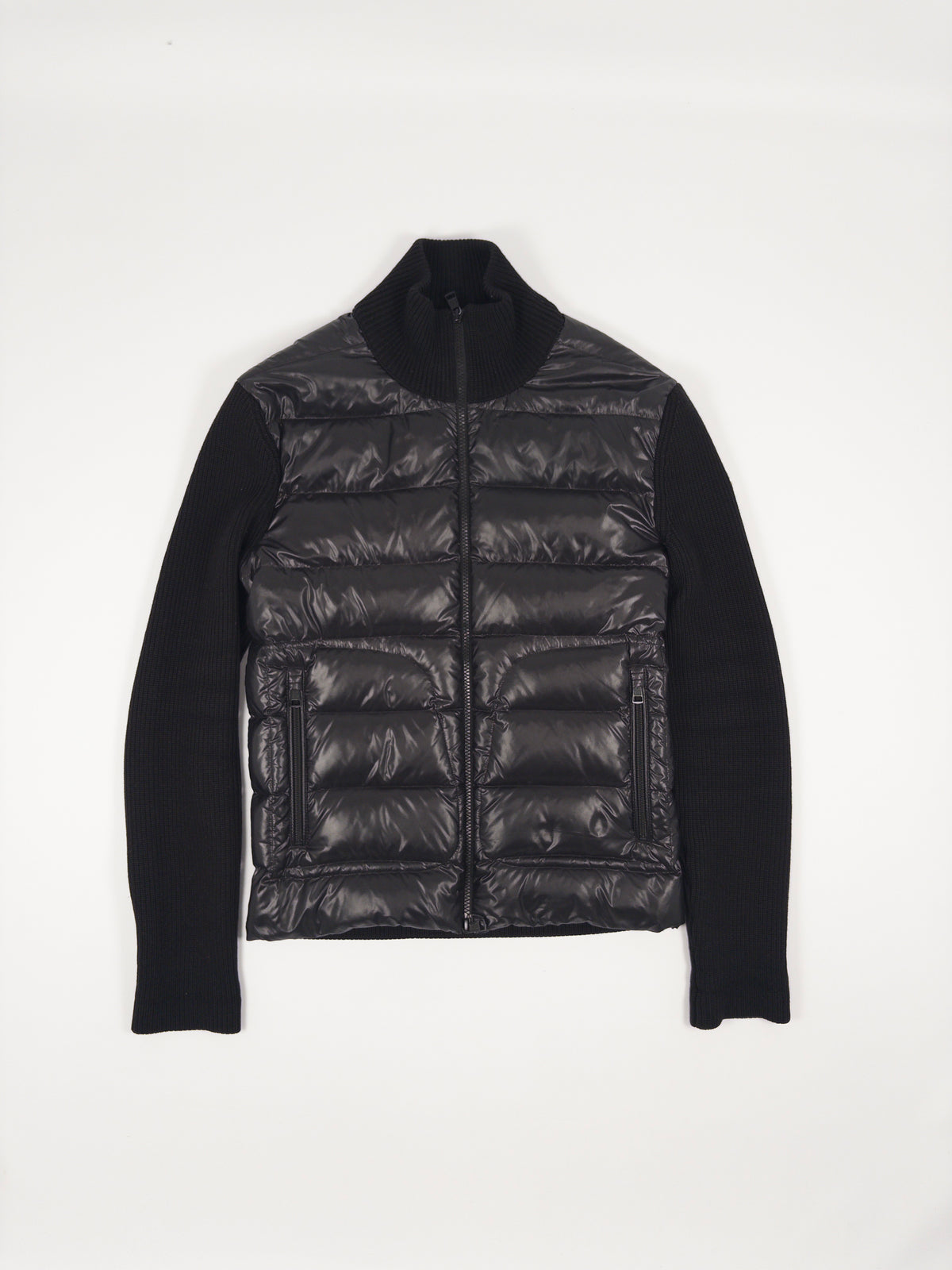 Moncler Tricolor Down Cardigan