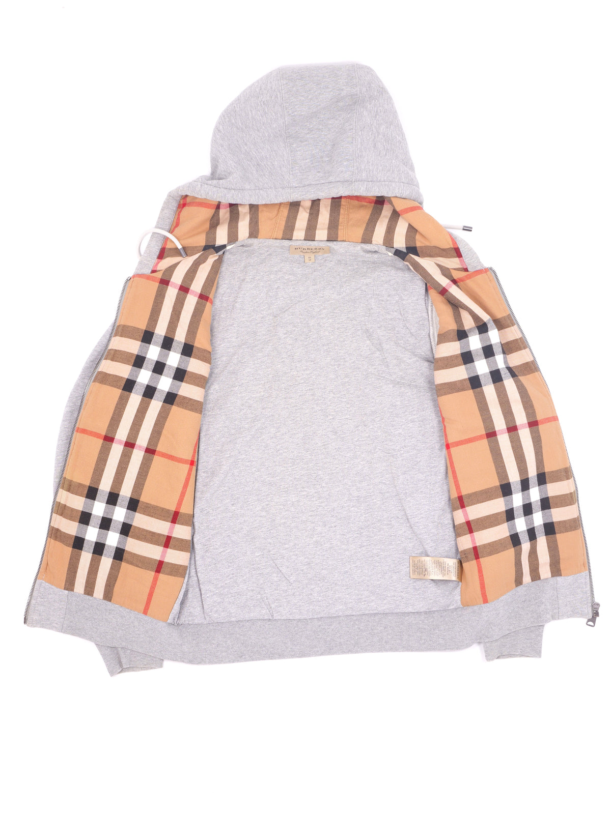 Burberry Check Zip Hoodie