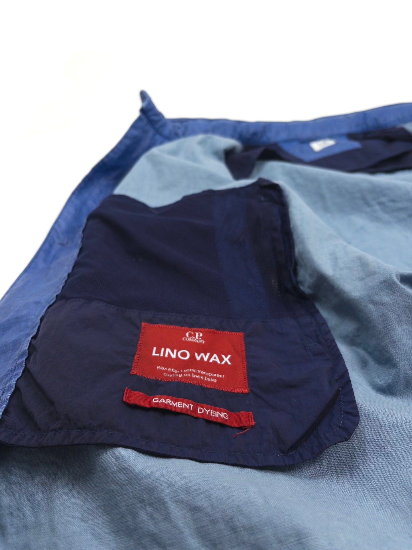 C.P. Company Lino Wax Blue Jacket