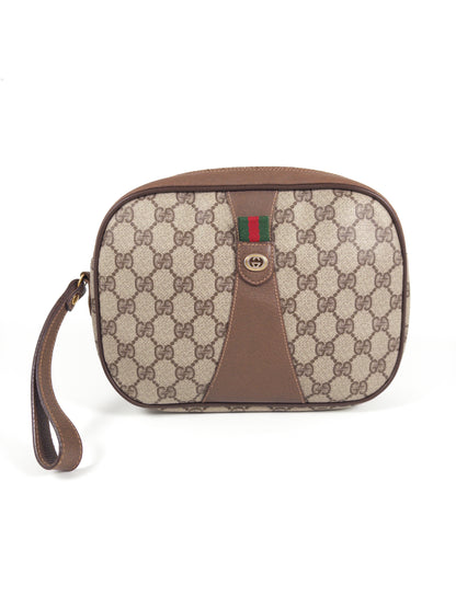 Gucci GG Supreme Sherry Clutch Bag