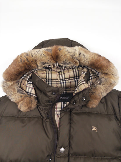 Burberry Nova Check Down Jacket, Brown