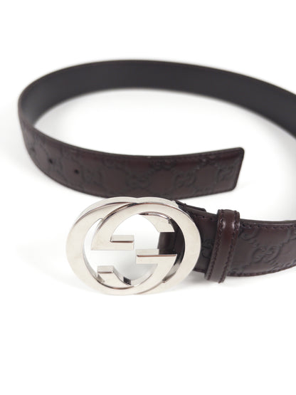Gucci GG Leather Belt