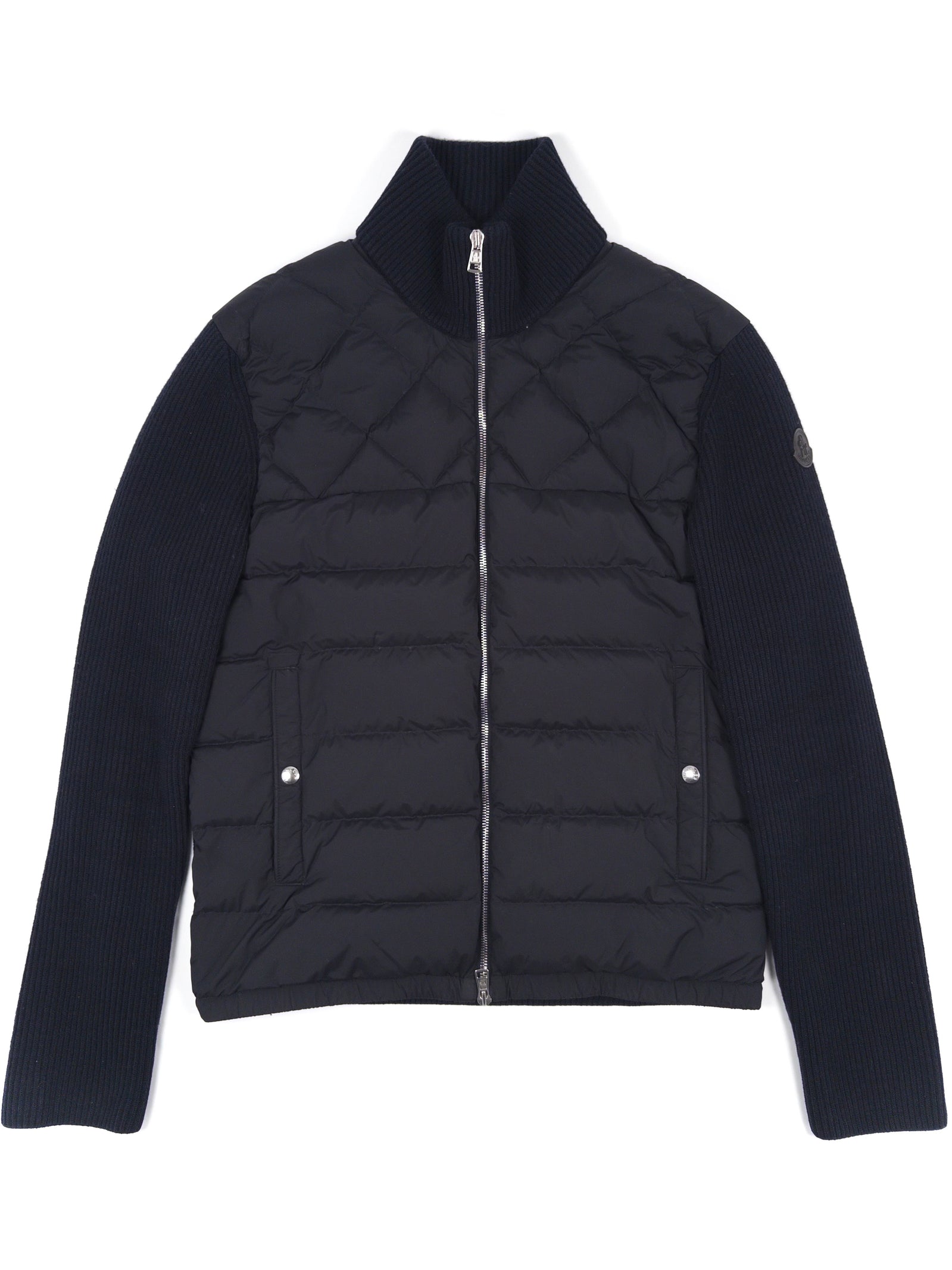Moncler Down Cardigan - Navy (Fits L)