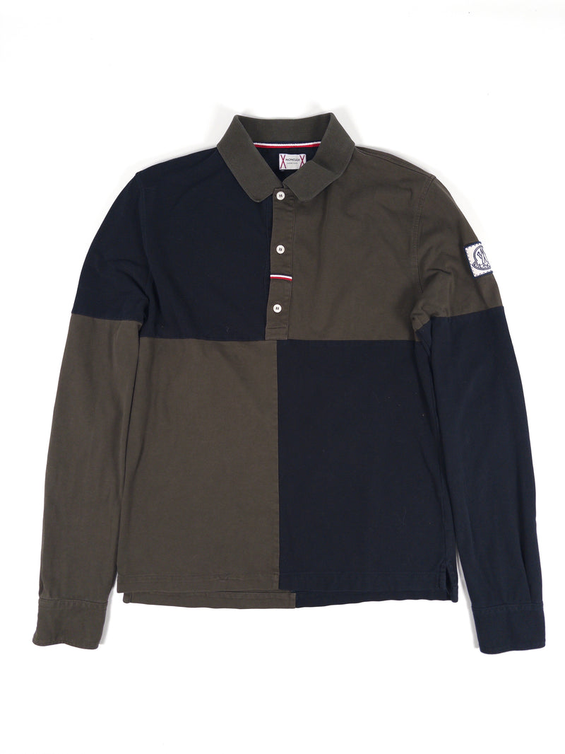 Moncler Gamme Blue Longsleeve Polo