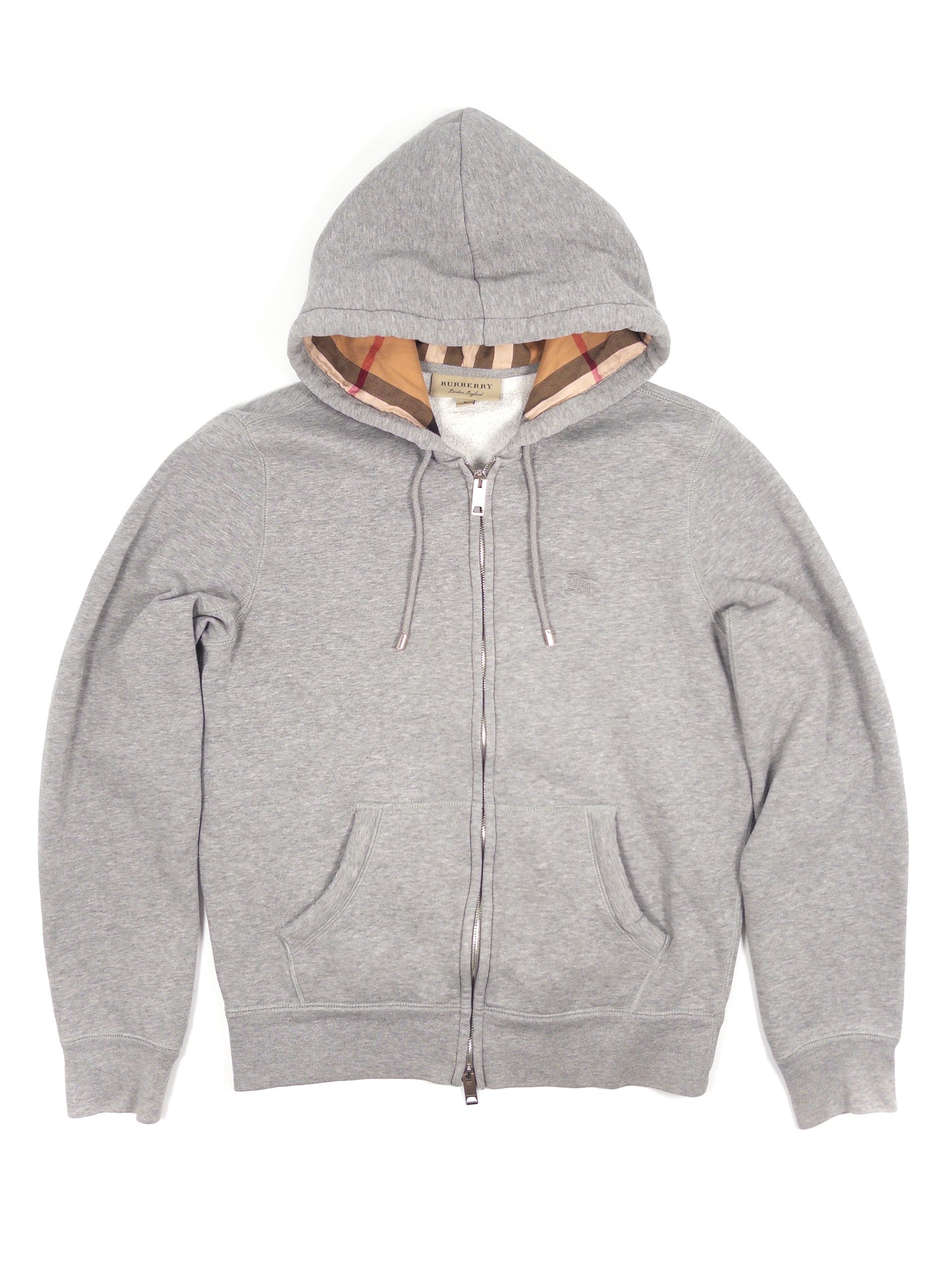 Burberry Check Zip Hoodie