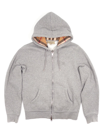 Burberry Check Zip Hoodie
