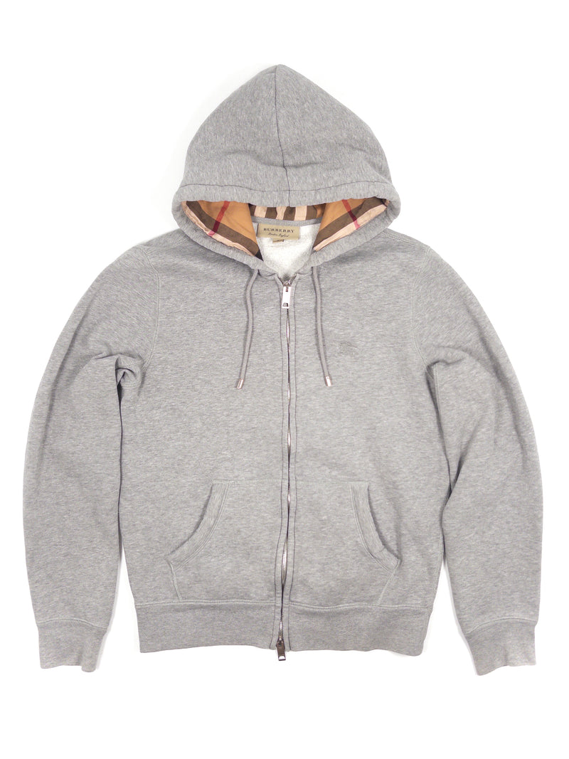 Burberry Check Zip Hoodie