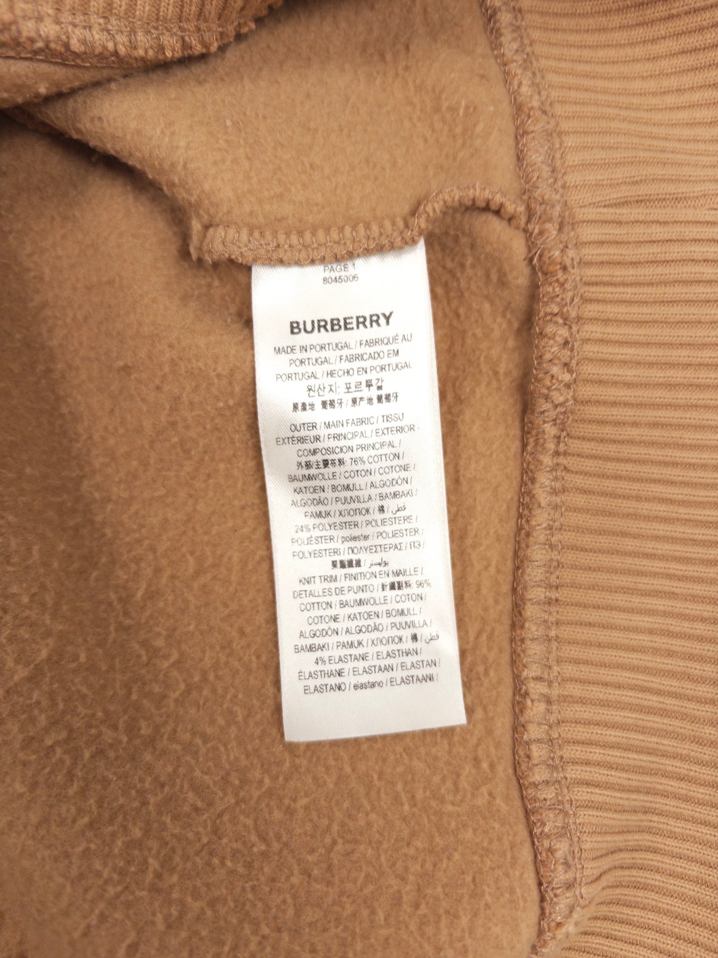 Burberry Check Hoodie