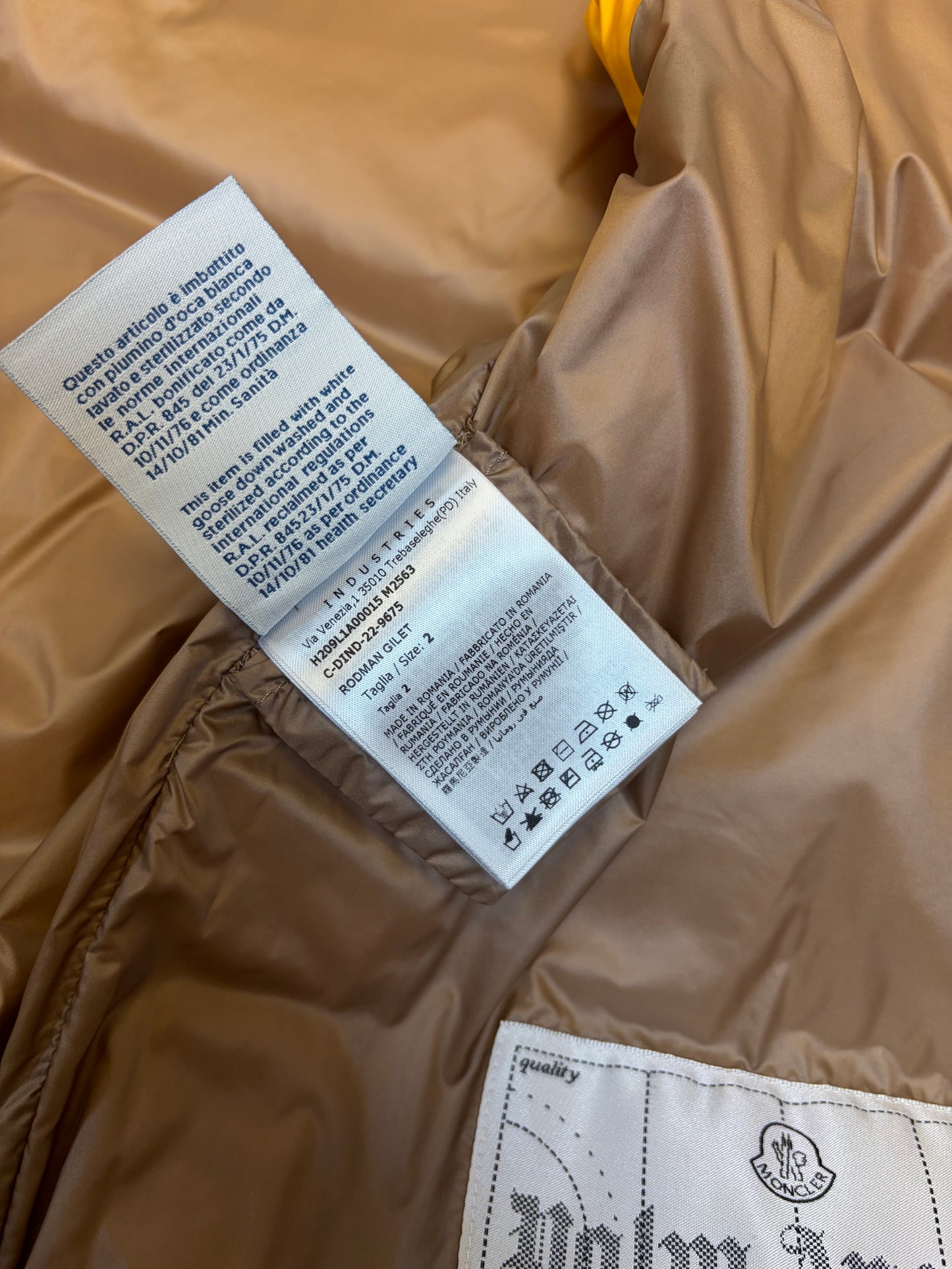 Moncler X Palm Angels Vest