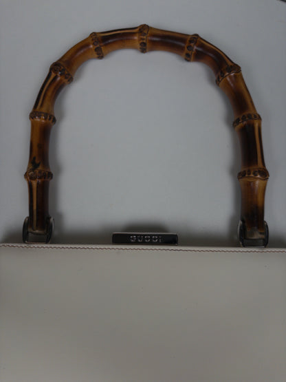 Gucci Bamboo White bag