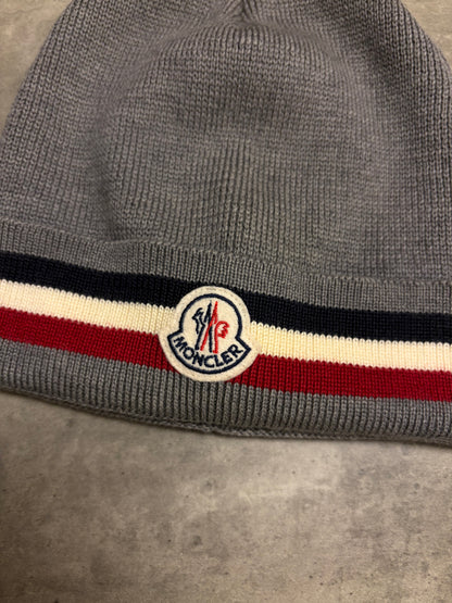 Moncler Tricolor Wool Beanie