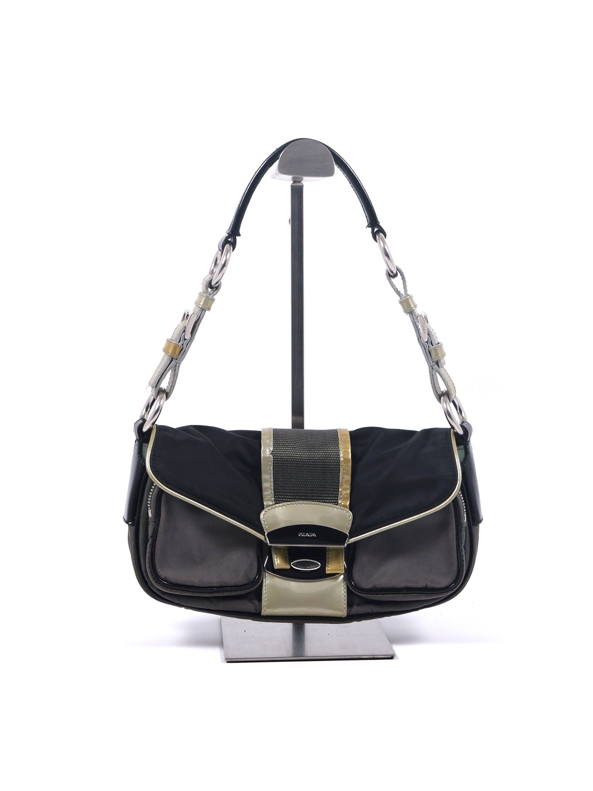 Prada Tessuto Pocket Space Shoulder Bag