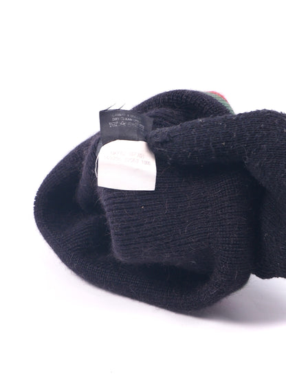 Gucci Web Stripe Wool Beanie