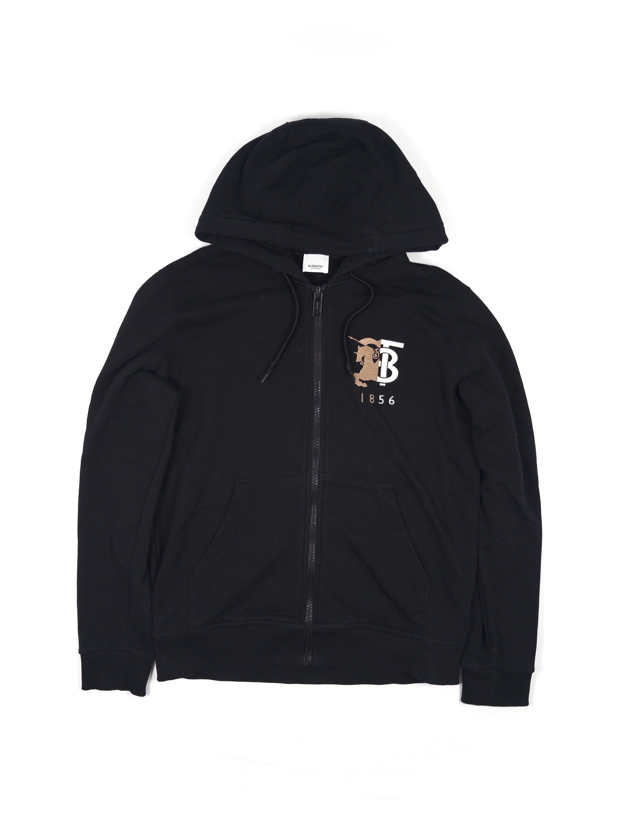 Burberry Embroidery Zip Hoodie