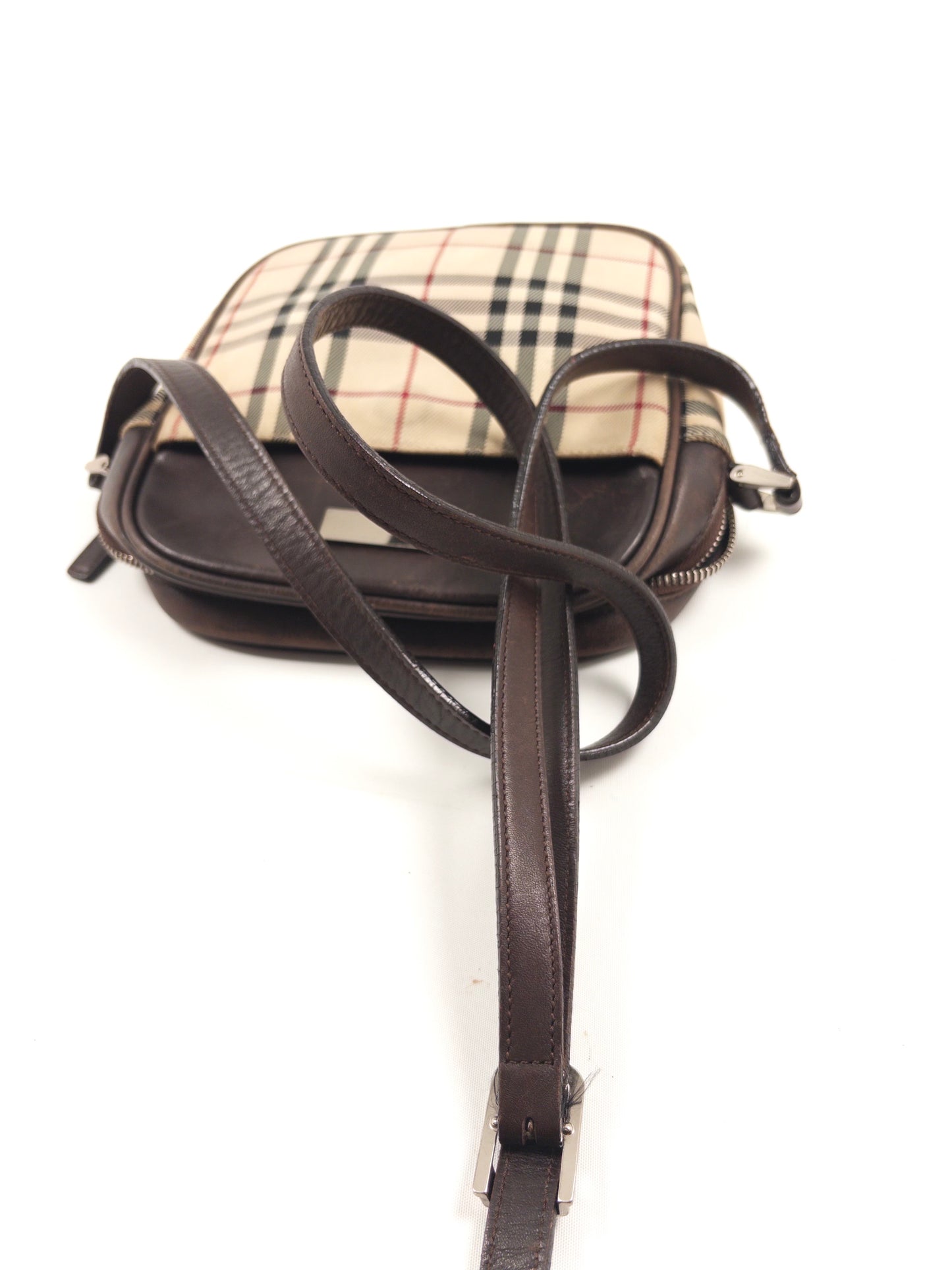 Burberry Beige Check Messenger