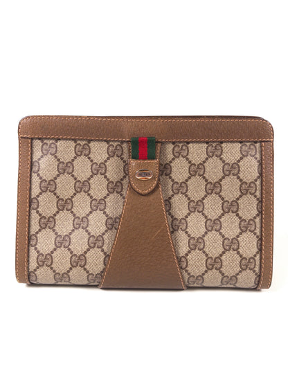 Gucci GG Supreme Clutch Bag
