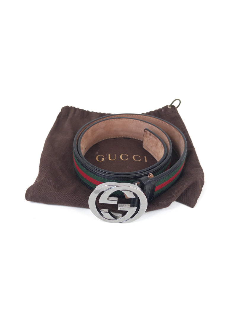 Gucci GG Web Belt