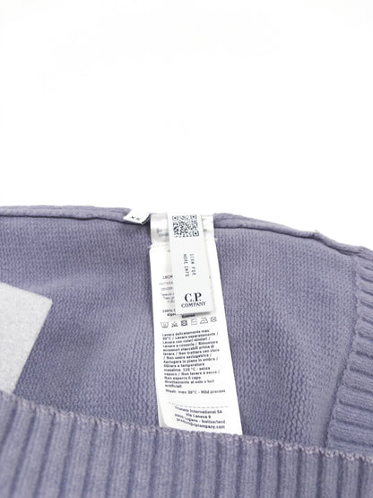 C.P. Company Cotton Chenille Crew Neck Sweatshirt - Lavender