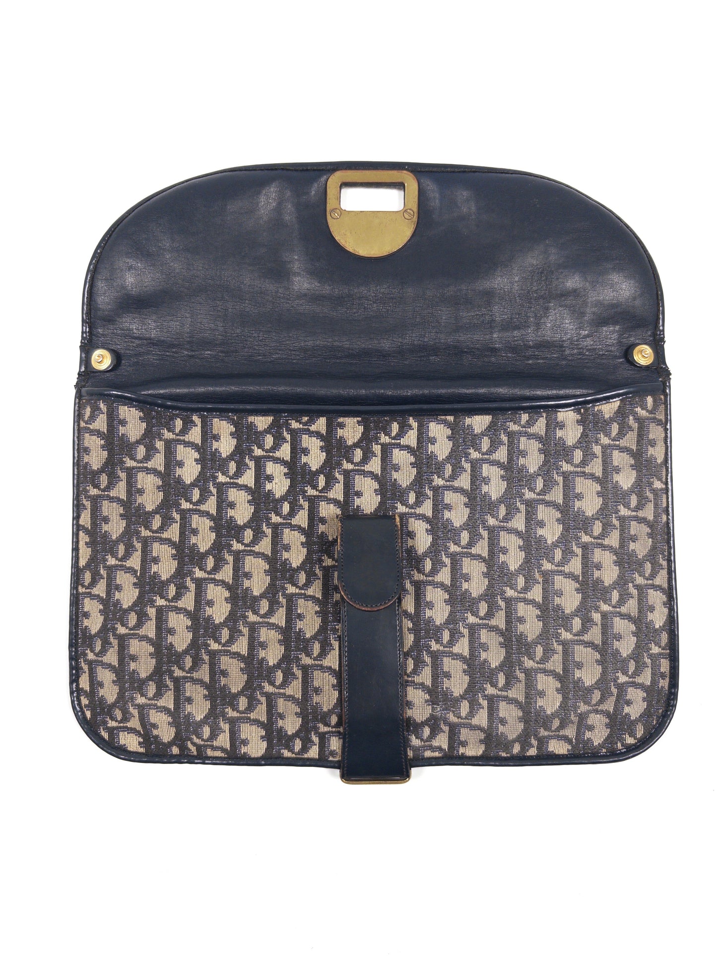 Christian Dior Oblique Canvas Clutch Bag