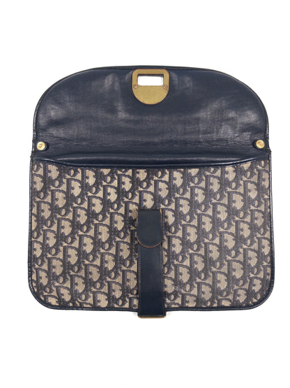 Christian Dior Oblique Canvas Clutch Bag