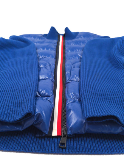 Moncler Tricolour Down Cardigan (Fits L)