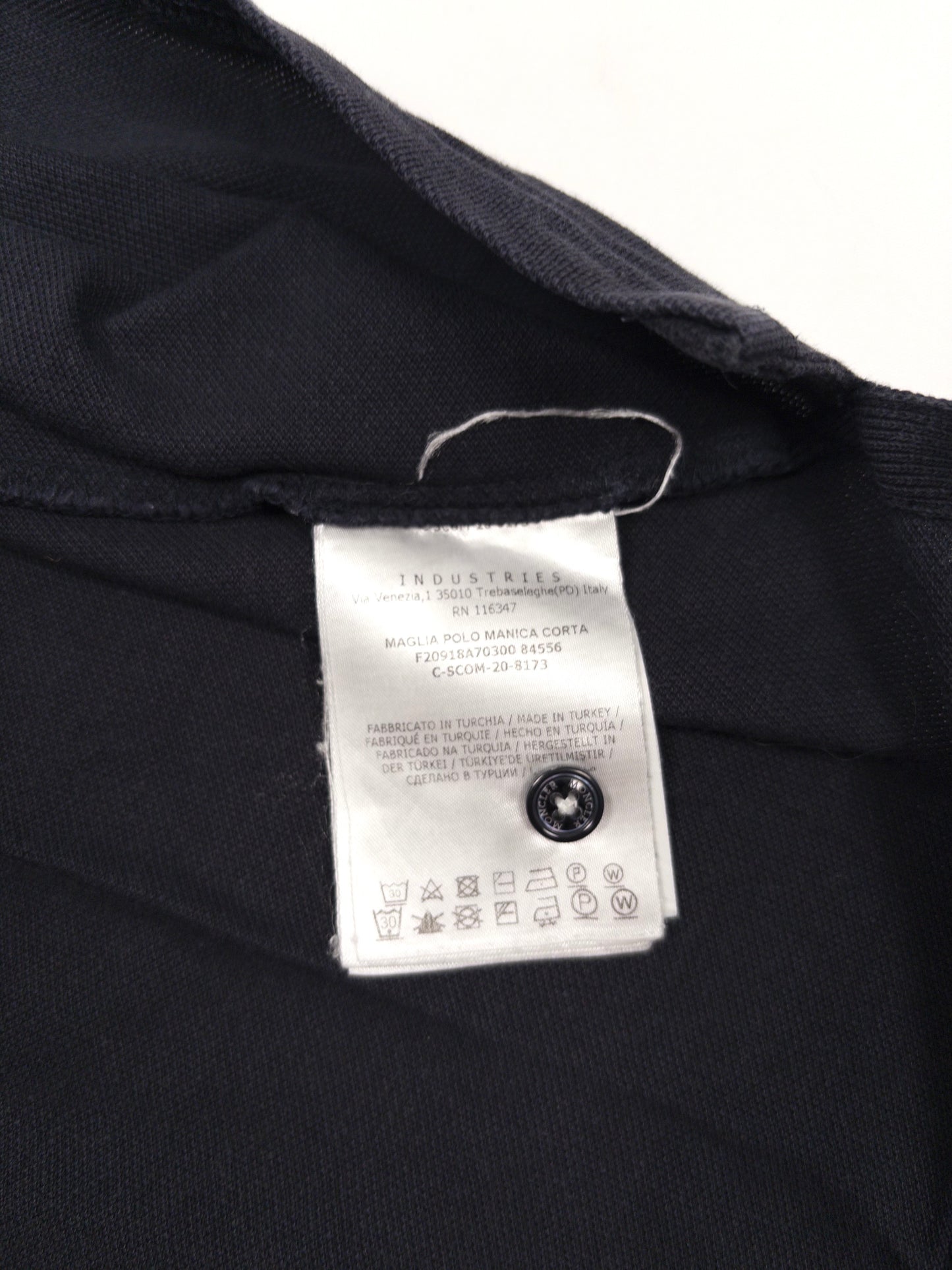 Moncler Polo Shirt Navy (Fits XS/S)