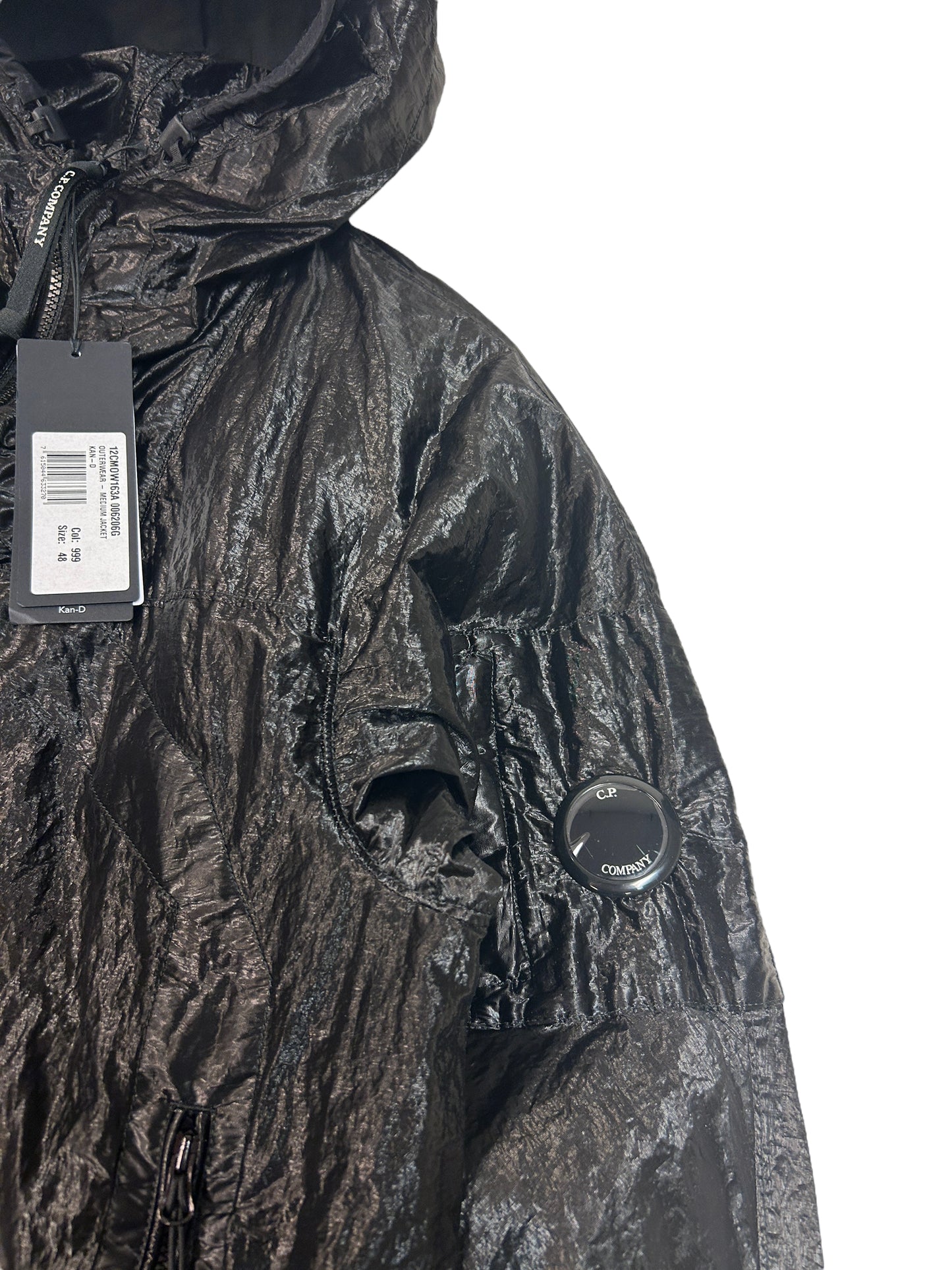 CP Company Svart Kan-D Shell Huvjacka