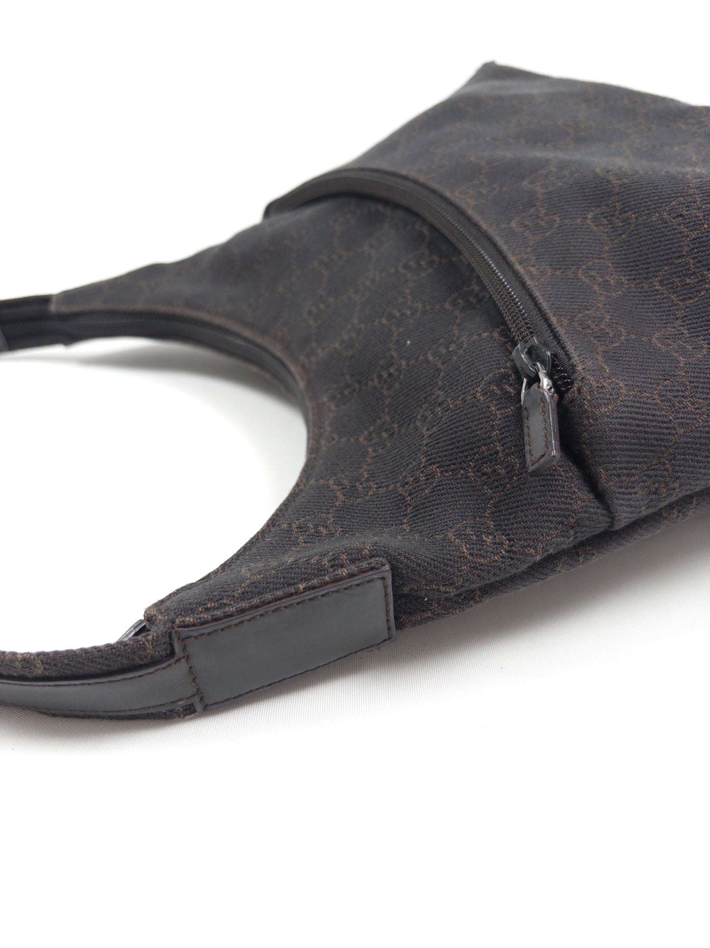 Gucci GG Denim Shoulder Bag - Vintage