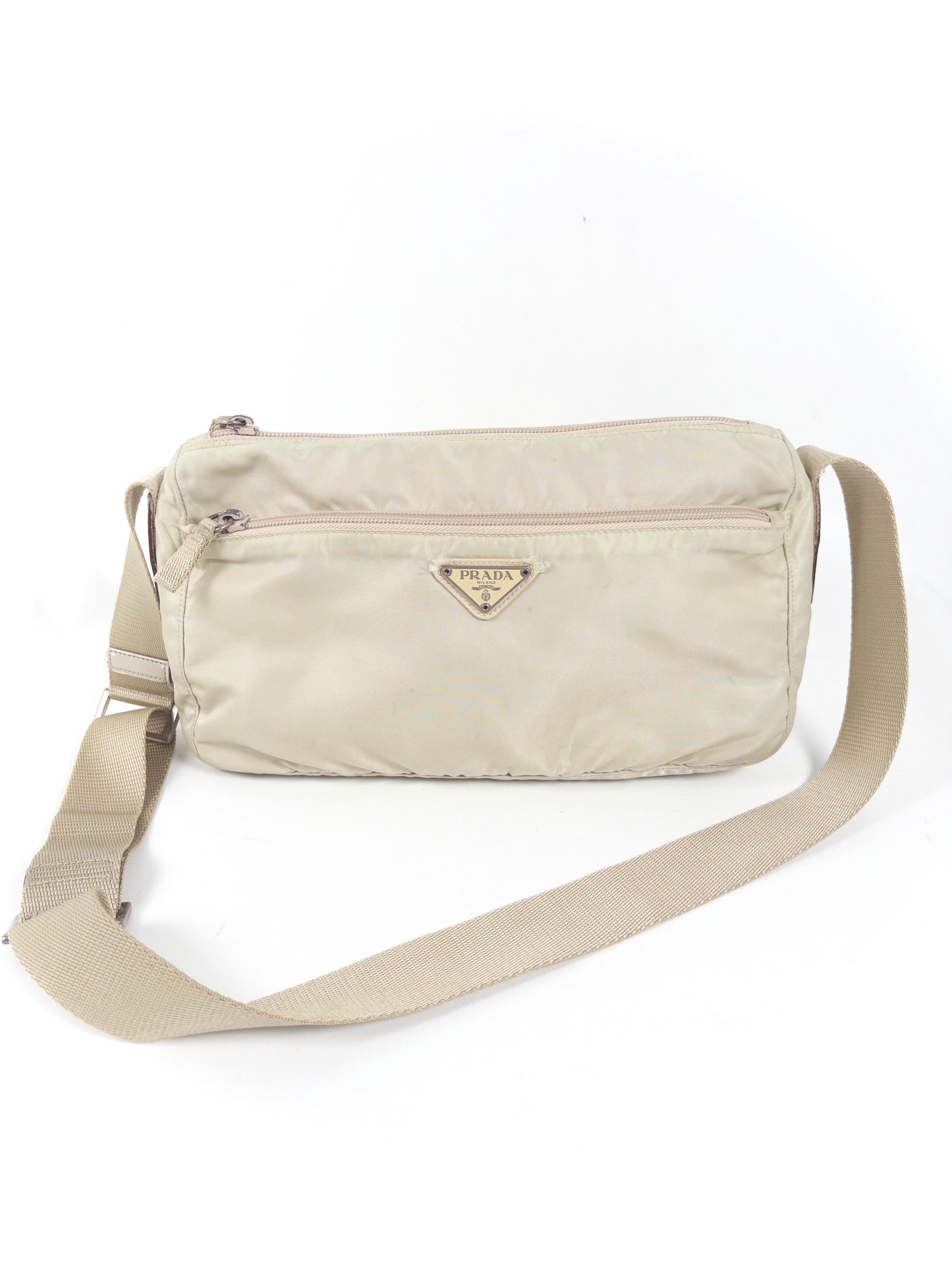 Prada Vela Nylon Messenger Bag