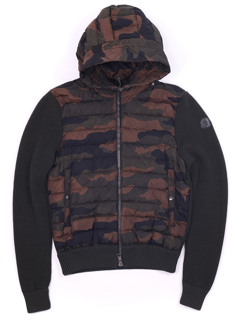 Moncler Maglione Tricot Cardigan Camo