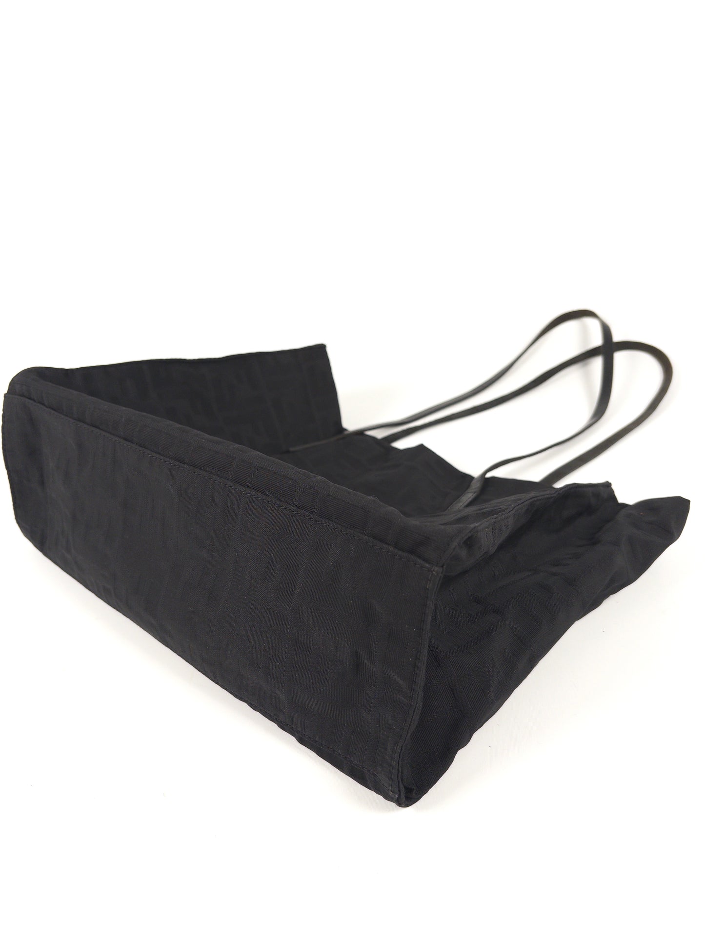 Fendi Zucca Pattern Metal Fittings Tote Bag