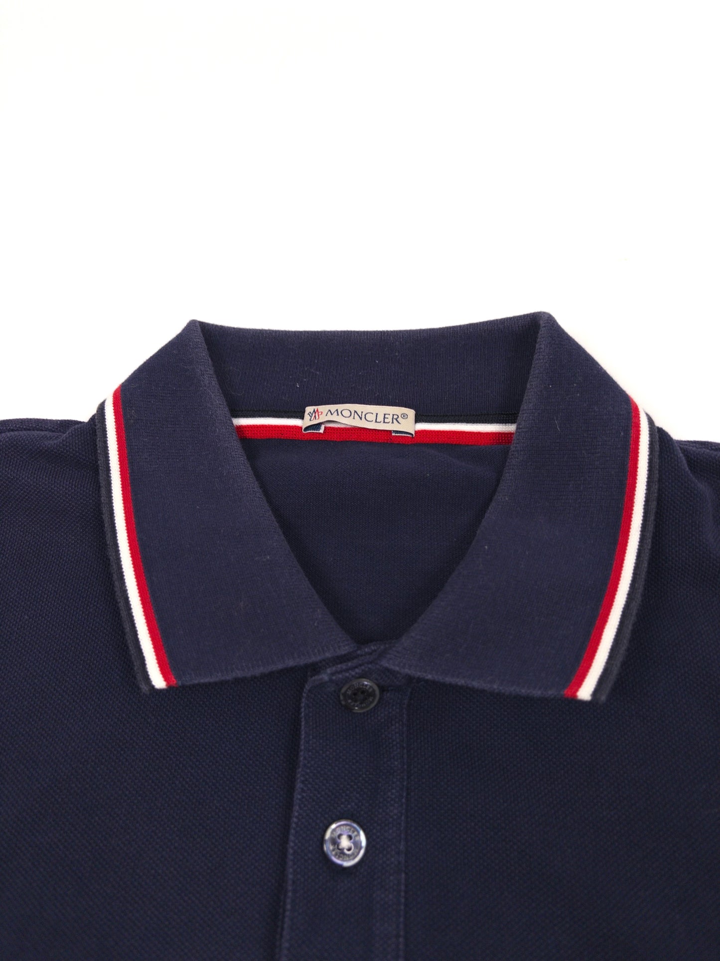 Moncler Polo Shirt Blue (Fits S)